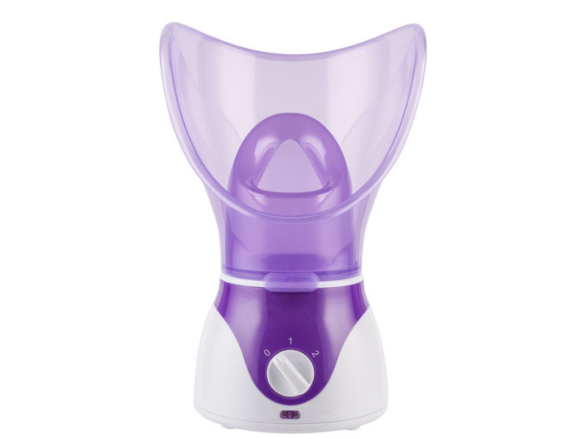 Facial SPA Steamer, Facial Moisturizing Face Steamer, Sauna Facial com Difusor de Aromaterapia (Roxo)