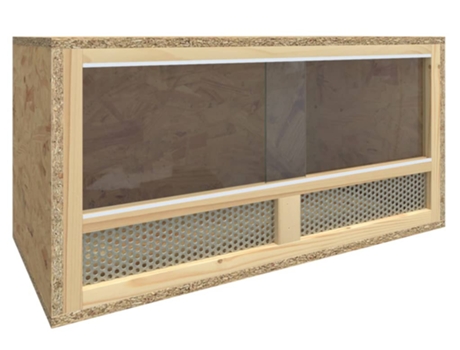 vidaXL Terrario de madera contrachapada 60x30x30 cm