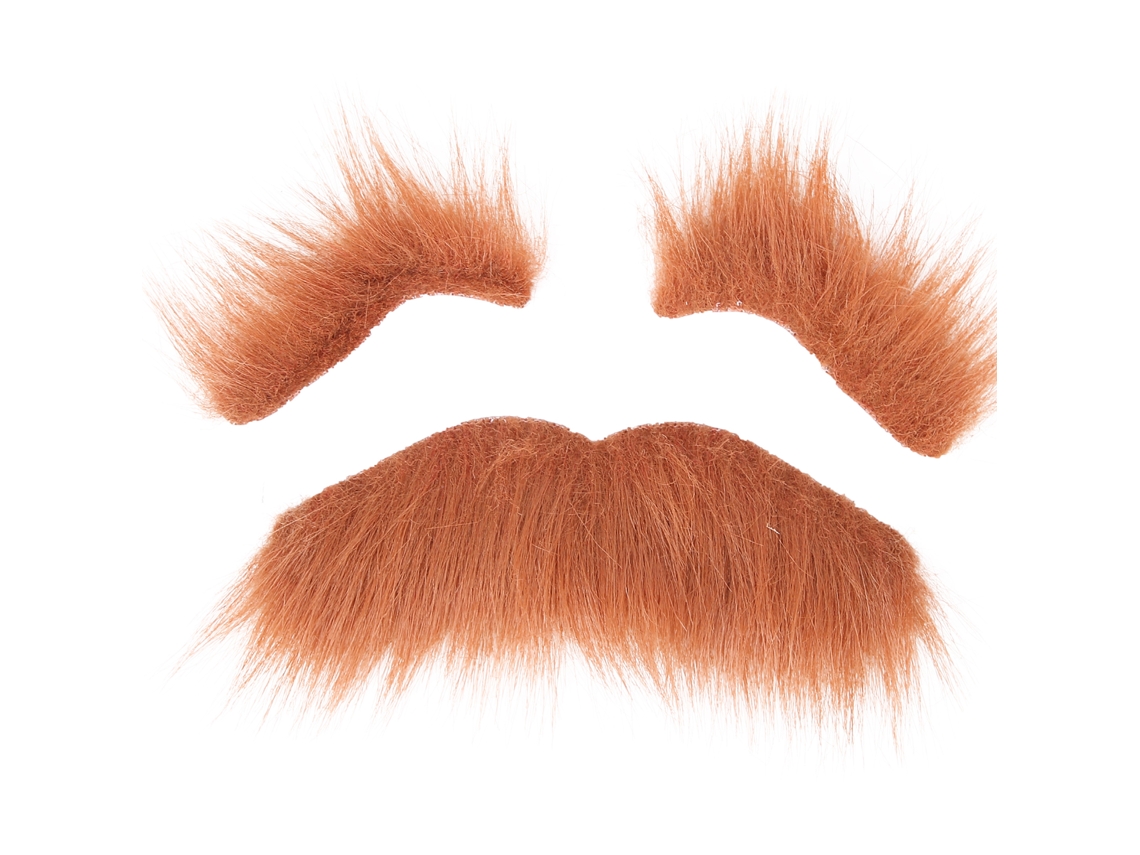 Set De Barba Y Cejas Postizas Autoadhesivas Para Fiestas Y Disfraces.