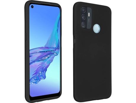 Carcasa Oppo A53/A53s AVIZAR Semirrígida Mate Negro