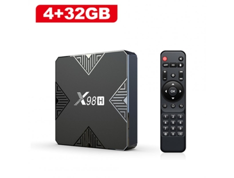 Box Smart Tv X98h Android 12 Allwinner H618 Bluetooth 5.0 Wifi 2.4g 5g 4k Set EE UU Enchufe 4 + 32GB
