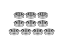10 Rodamientos De Bolas De Acero De Ranura Profunda, Doble Cara, Sellados, Mf106zz, 6x10x3 Mm