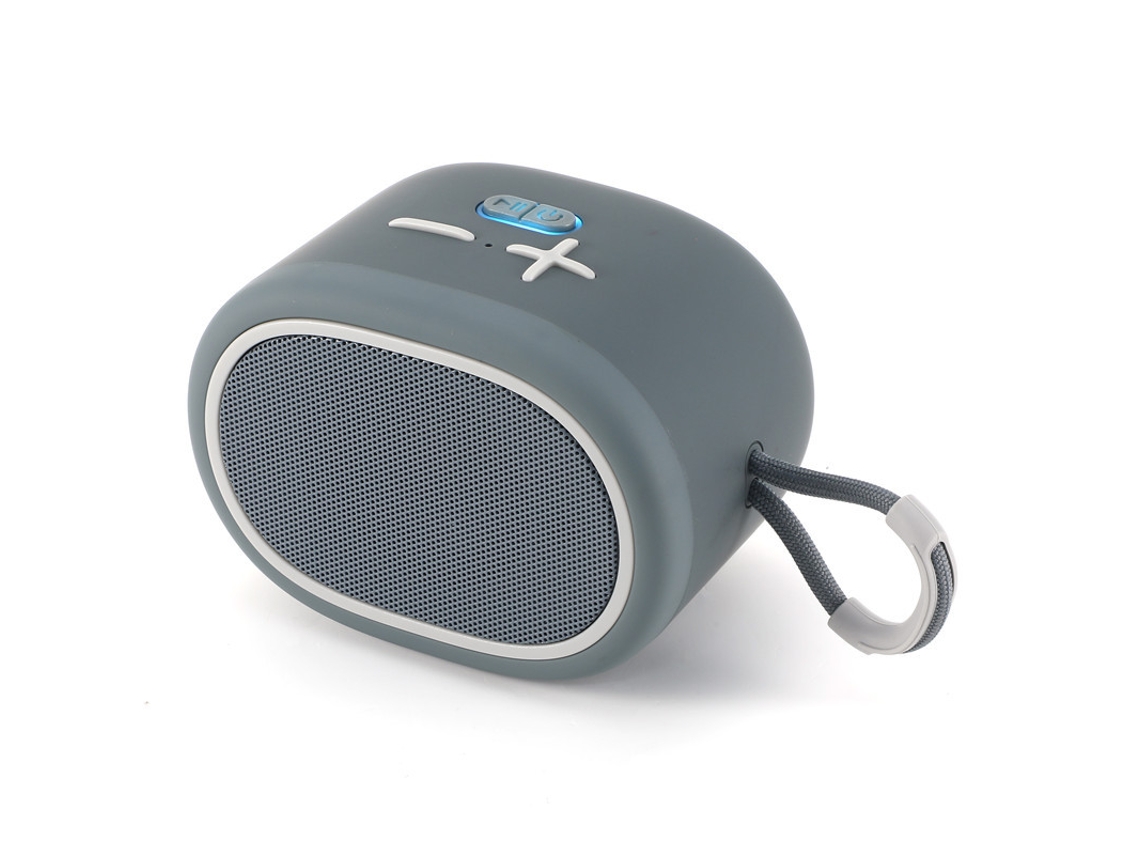 Altavoz Bluetooth MDUG compacto, estéreo HiFi de alto volumen, resistente al agua (gris)