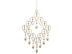 ORIGEN Home Decor Movil Colgantes Metal Marrón 72x35x3cm BY SIGRIS