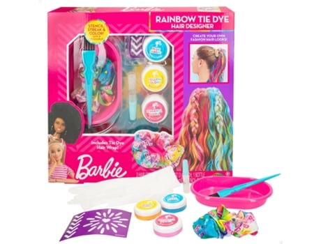 Barbie Set tinte pelo mechas multicolor c/accesorios CRA-Z-ART