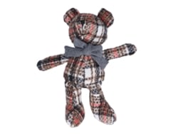 Ats-muñeco De Oso Cartoony De 11.81 Pulgadas Con Lazo Tierno Peluche Suave Regalo De Cumpleaños San Valentín Marrón Oscuro