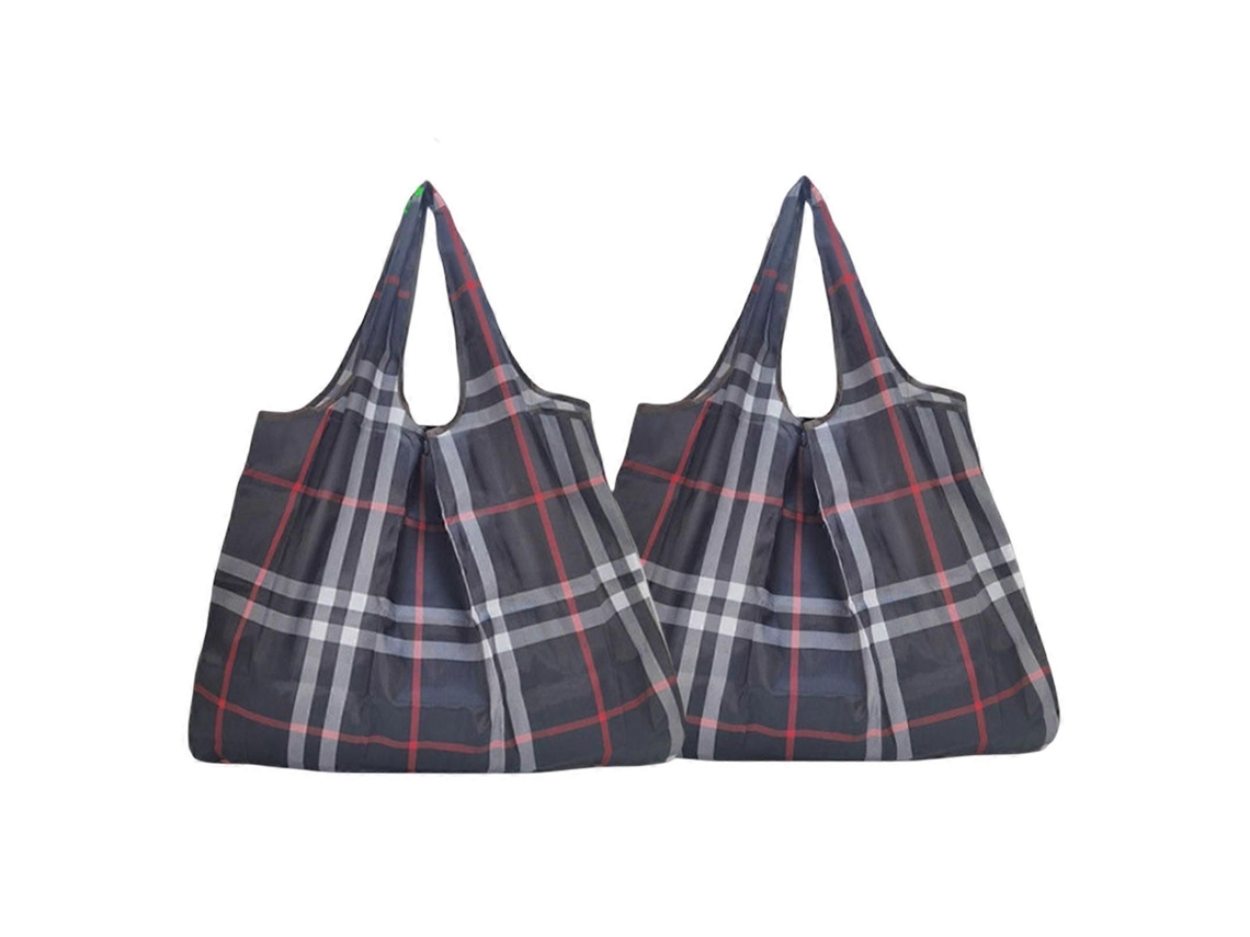Bolsa de supermercado reforzada, portátil y plegable para uso en exteriores. GOKOCO