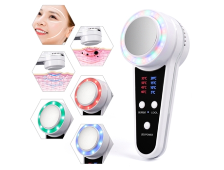 Aparato de Belleza ECELEN LW-053 Terapia Facial con Fotones LED Levantamiento de la Piel Apretamiento, Antiarrugas