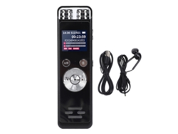 Grabadora De Voz Digital Con Reducción De Ruido, 3072 Kbps, 32 Gb, Reproductor Mp3 Portátil Para Clases, Reuniones Y Entrevistas.