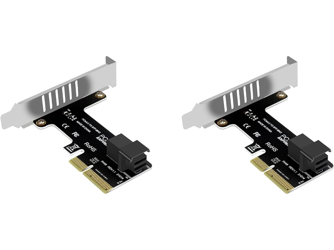 Tarjeta De Expansión Pci-e 2x A Sff-8643, Adaptador Pcie X4 Sff8643 Para Ssd Nvme - Ex4 X8 X16
