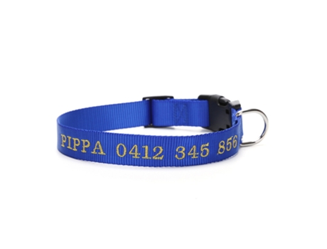 Collar para perro resistente Collar de perro resistente Collar reflectante para perros con clip de correa con anilla en D de aluminio