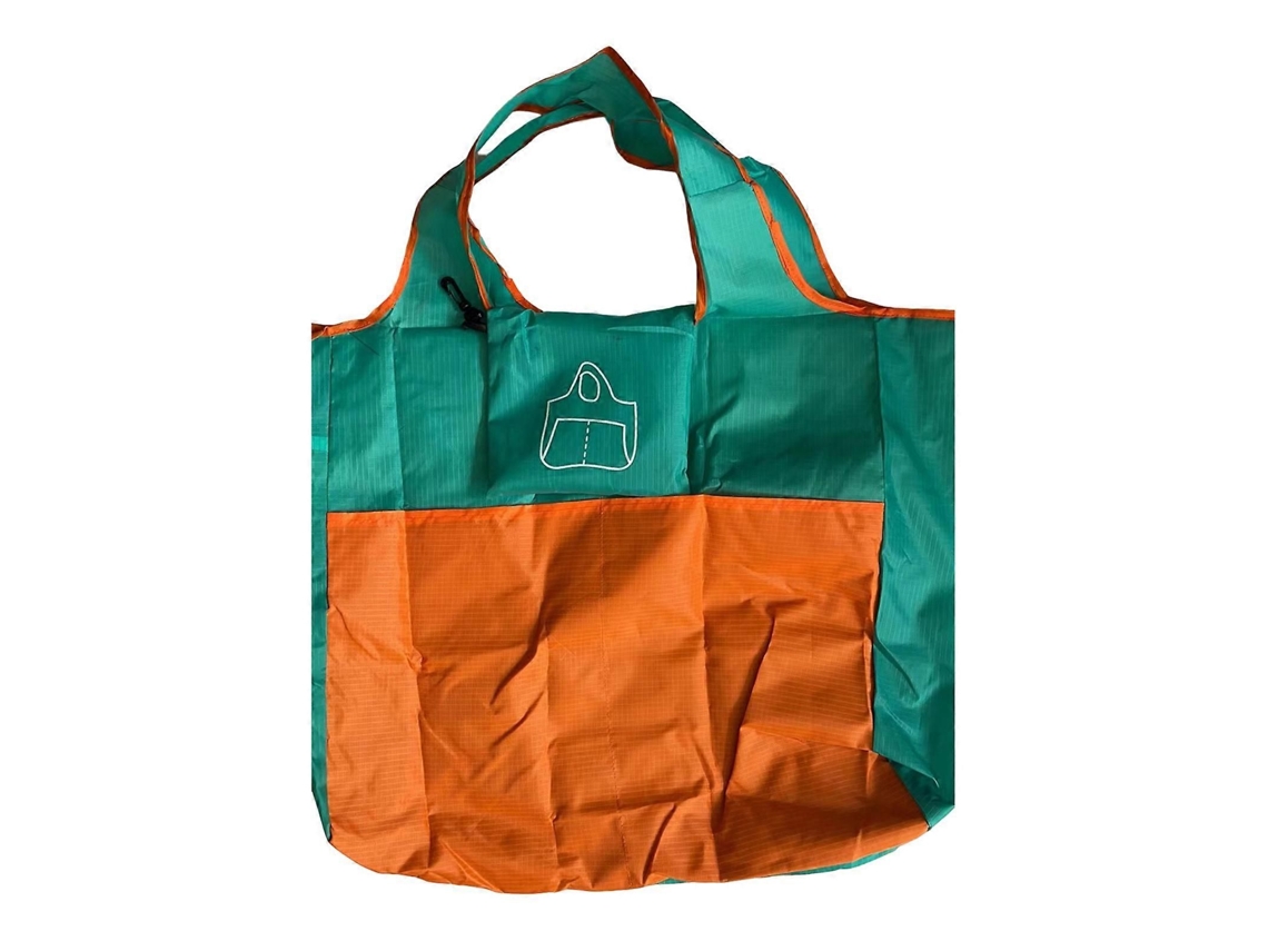 Bolsa de la compra plegable y reutilizable para viajes y compras en general, con costuras reforzadas, asas resistentes y gran capacidad. GOKOCO