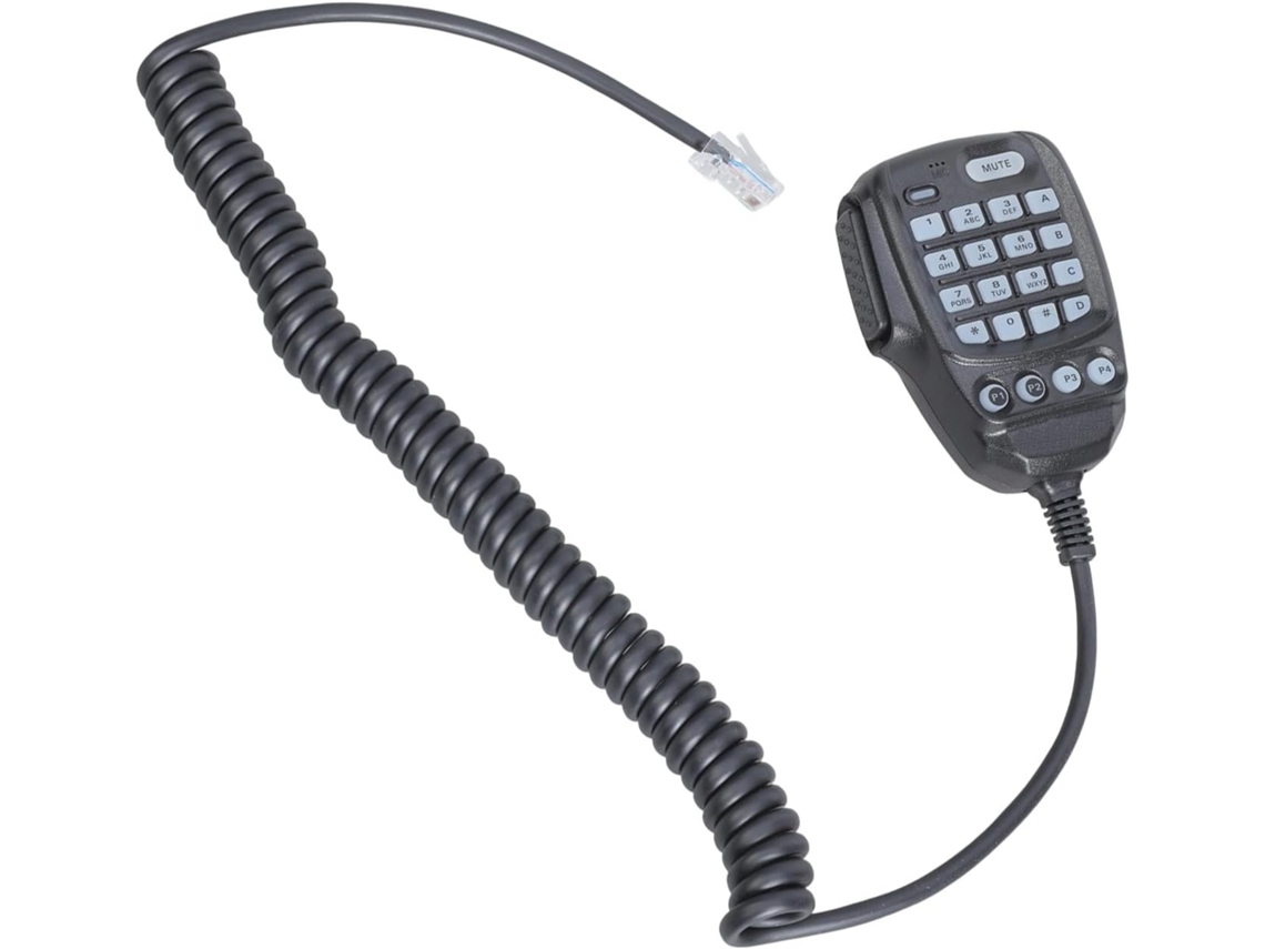 Cable De Micrófono Robusto Con Revestimiento De Poliuretano, Resistente Al Agua Ip54, Accesorio De Abs Apto Para La Radio Ftm 300dr.