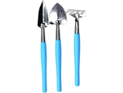 Omni-set De Herramientas De Jardinería Para Niños, 3 Piezas De Acero Inoxidable Con Mango Antideslizante Para Jardinería Fácil Y Segura