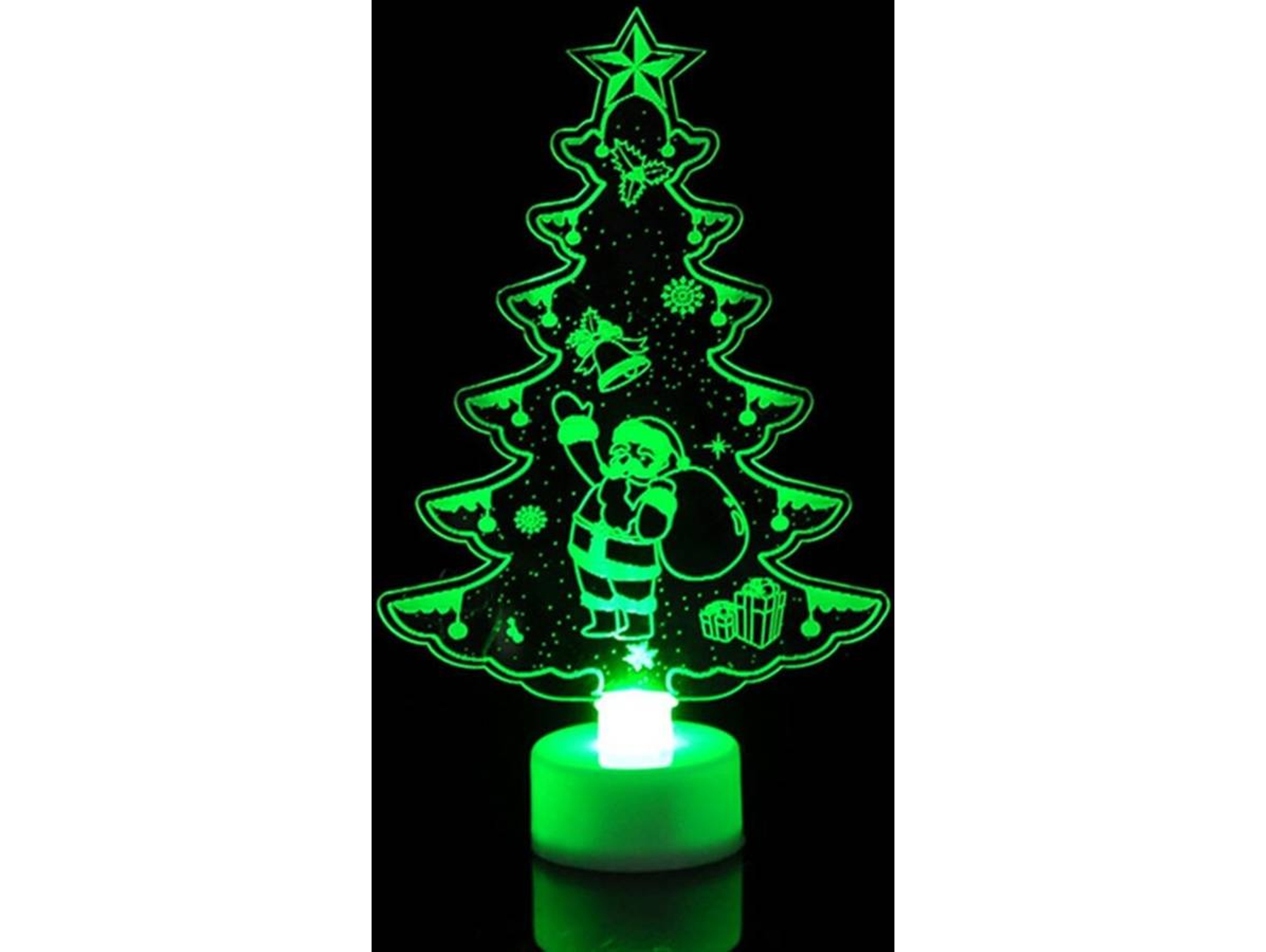 Vela de Plástico Navidad HEAN Árbol Verde