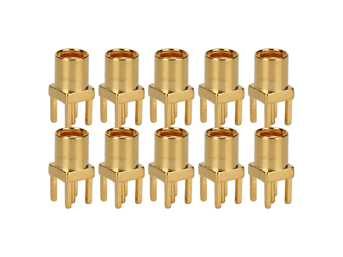 10 Piezas Conector Mmcx Ke Hembra 4 Pines De Soldadura Para Pcb Reparación Cable Auriculares Piezas De Actualización