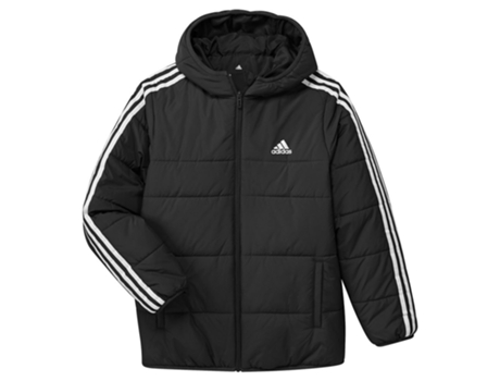 Casacos ADIDAS SPORTSWEAR Jaqueta 3 Stripes Pad Preto 5-6 Years