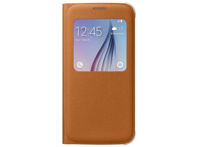 Funda SAMSUNG Galaxy S6 S View Naranja