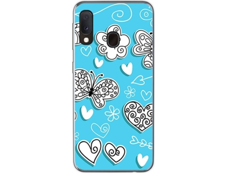 Carcasa Samsung Galaxy A20e 5.8" TUMUNDOSMARTPHONE Mariposas Multicolor