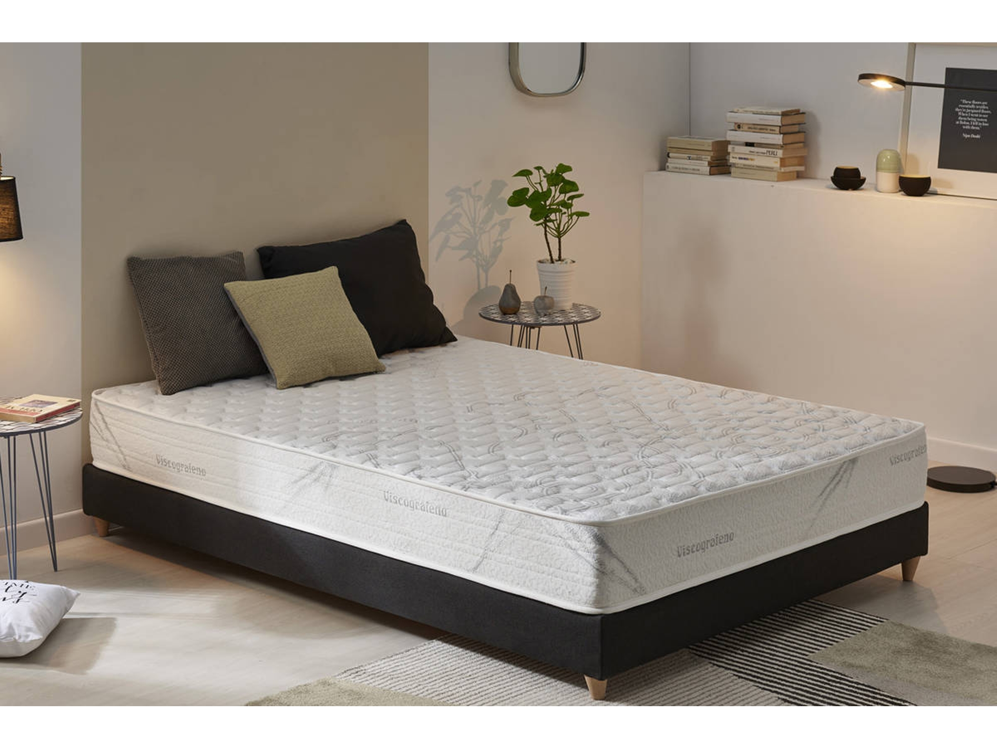 Colchón MOONIA Relaxium Viscoelástico (135x190 cm - Altura: 21 cm)