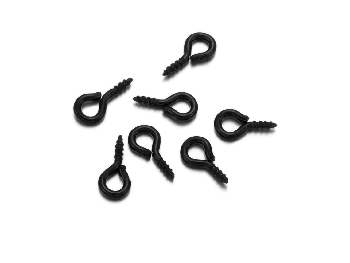 200 Ganchos De Ojo De Hierro De 12x5,5 Mm, Lijados A Mano, Para Joyería Diy, Color Brillante.