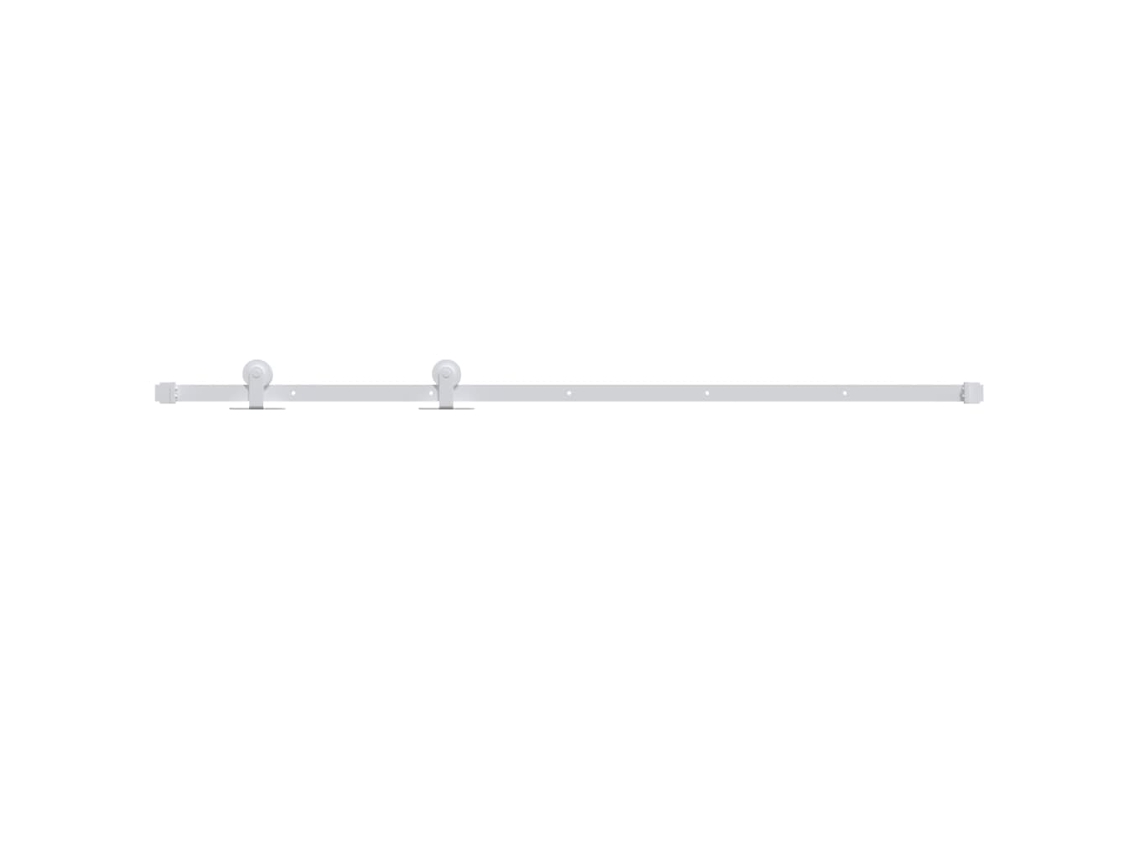 Herrajes para puertas correderas VIDAXL Blanco Acero  (183cm)