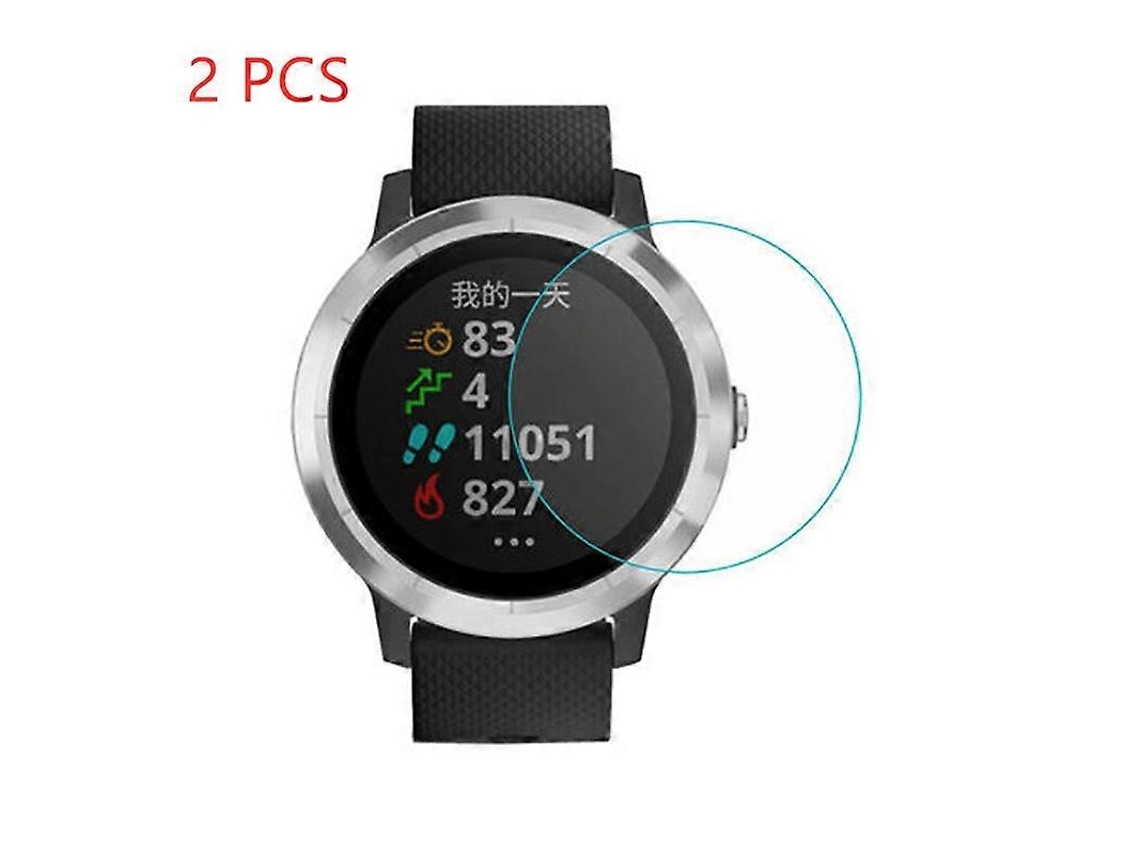 Protector de pantalla de vidrio templado para reloj inteligente Garmin Vivoactive 3 y Vivoactive 3 Element/3t Trainer Ly Ebike