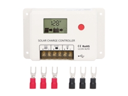 Controlador De Carga Solar Pwm Com Lcd 12v 24v 10a Chip De Controle De Alta Velocidade 32 Bits Ip32