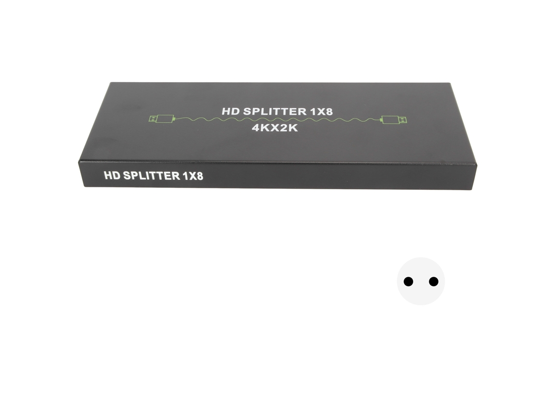 Divisor De Interfaz Multimedia 4k Hd 1x8, 1 Entrada, 8 Salidas, Extensor Europeo Plug And Play