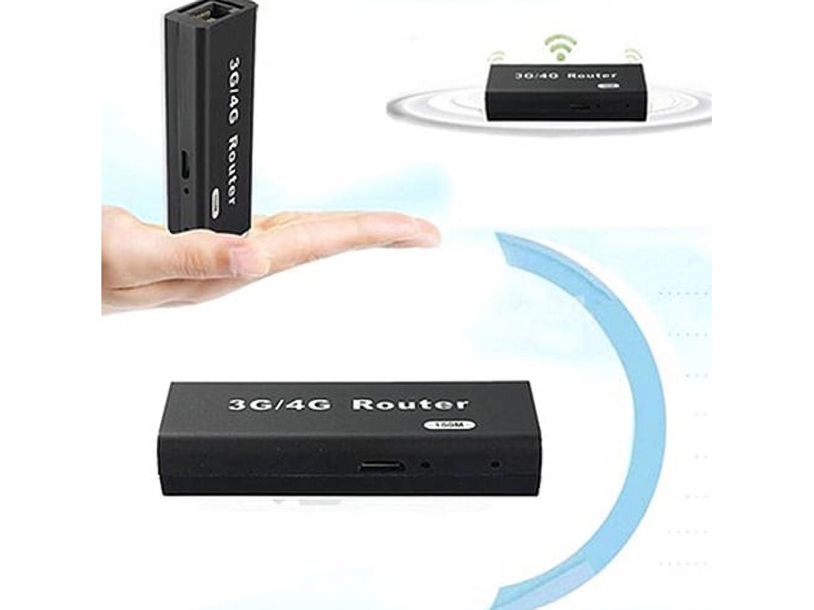 Mini Router/punto De Acceso/cliente Inalámbrico Wifi 3g/4g Portátil, 150 Mbps, Interfaz Rj45, Interfaz Usb.