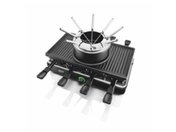 Set de Fondue, Grill y Raclette HAEGER Cool Dinner - Apto para 8 Personas,1400W