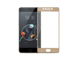 Película De Vidrio Templado (dureza 9h 2.6d Hd) Película De Vidrio Templado Zte M2/m2 Lite (m2 Lite Dorado)