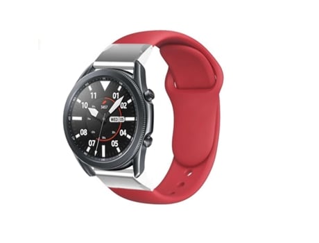 Correa Pulsera Silicona Suave para Gramin Forerunner 945 Lte Rojo