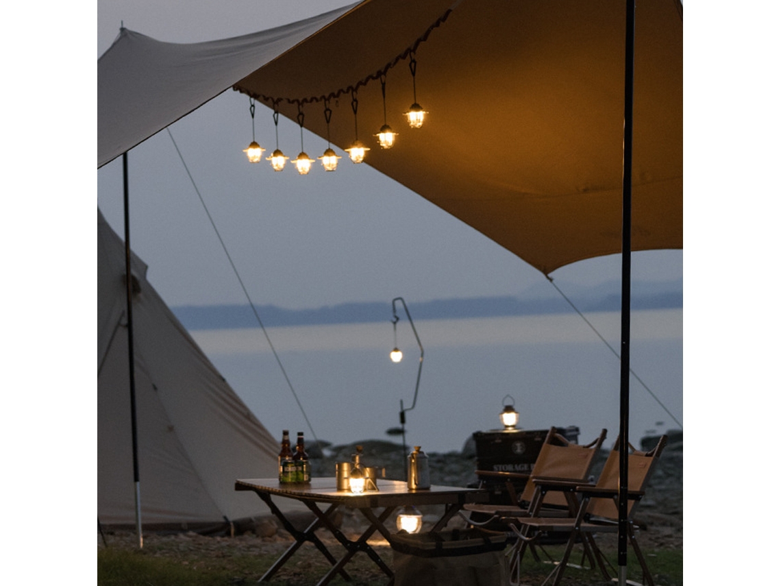 Lámpara De Camping Inalámbrica Portátil, Lámpara Para Tienda De Campaña Con Múltiples Modos, Recargable Por Usb.
