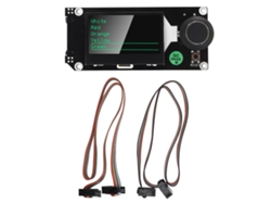 Pantalla Lcd Inteligente Mks Mini 12864 V3 Con Retroiluminación Rgb Para Impresora 3d, Panel De Control