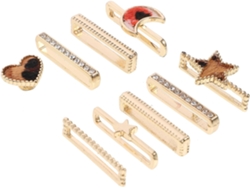 36 Piezas De Dijes Decorativos Para Correas De Anillos, Pulseras Y Adornos Para Relojes.