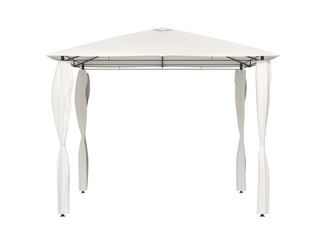 Gazebo 3x3x2,6 m con cubrepostes 160 g/m² Color Crema Wsd503110 Lovely Home