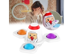 Pelotas sensoriales de Papá Noel con cara que cambia de color, juguete antiestrés para los dedos, ideal para niños y adultos.