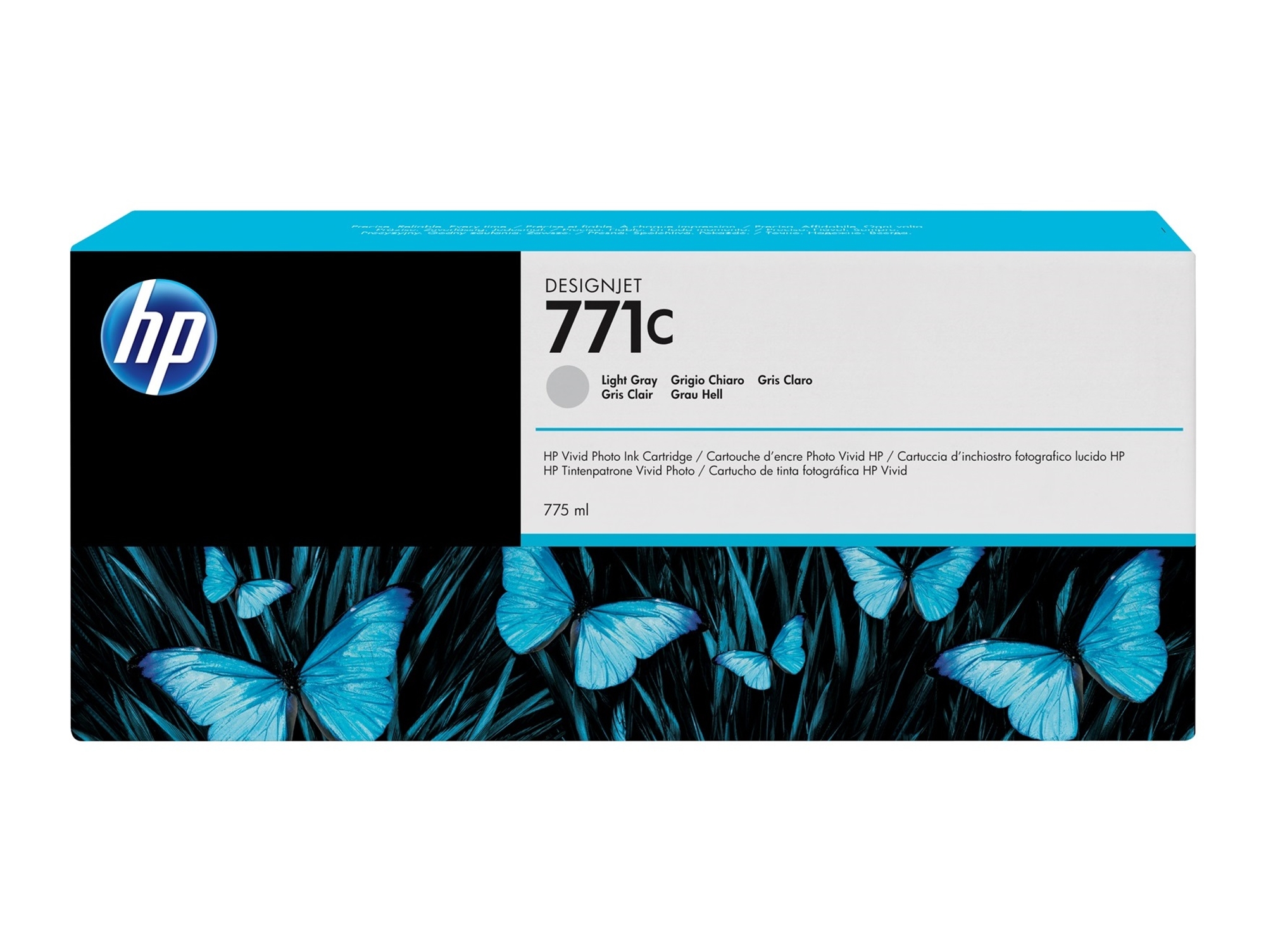 Cartucho de Tinta Original HP 771C Gris Claro B6Y14A  para DesignJet Z6200