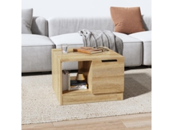 Mesa de Centro de Apoyo 50X50X36 Madera Procesada Roble Sonoma