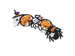 Adorno de calabaza fantasma con telaraña en tela no tejida, 98 cm (38,6 pulgadas), para colgar en la puerta o pared, decoración de Halloween.