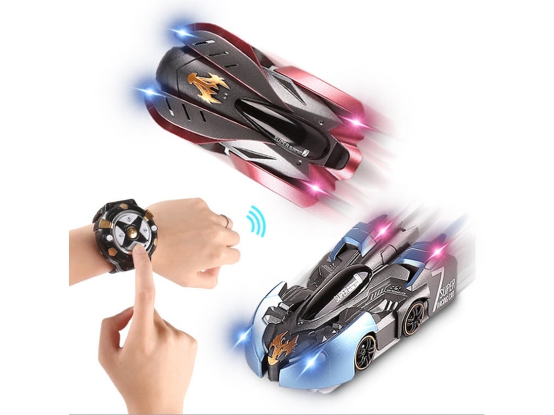 Coche de juguete a control remoto de 2,4 g, capaz de escalar paredes y desafiar la gravedad, con sensor infrarrojo para seguimiento de luz. Stelasplen