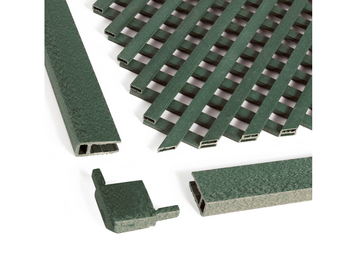 Pack Instalación Lop Truss + 3 Perfiles + Kit Cuadrado Verde 0,8x1,15 M NORTENE