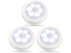 Luz Nocturna Led Con Detector De Movimiento, Batería Incluida, Regalo Para Coche