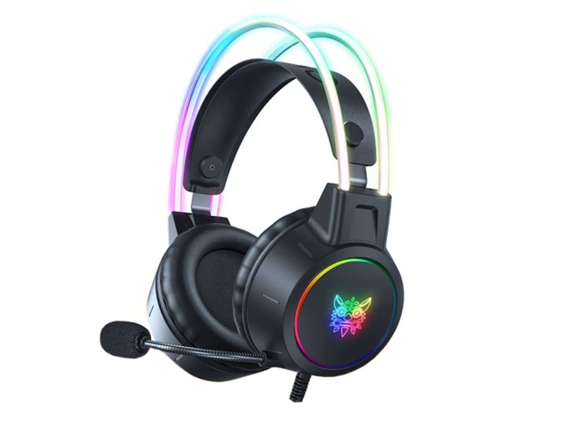 Onikuma X15 Pro Rgb Head Beam Gaming Ahehphones con Gamer de Auriculares Rgb Sterem Stereo Duro Duro de 3.5 Mm para Auriculares Ps5 Switch Gamer Auriculares