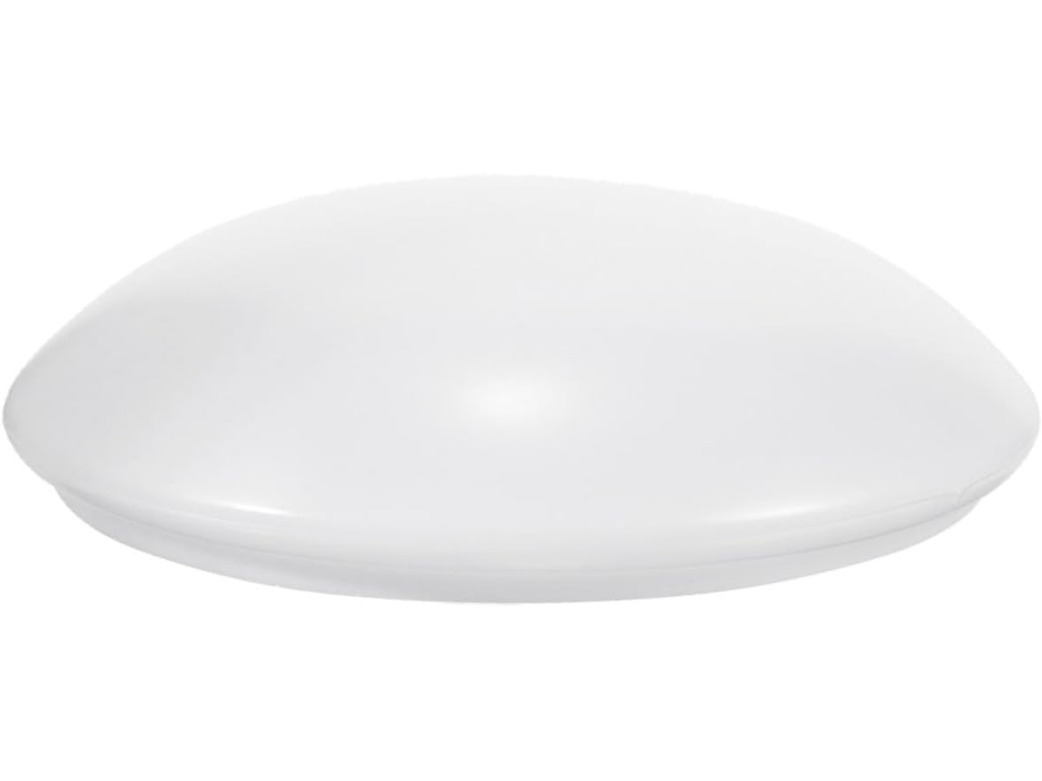 Lámpara de techo redonda de plástico blanco, fácil de instalar, con iluminación brillante y uniforme. SFUSHOS