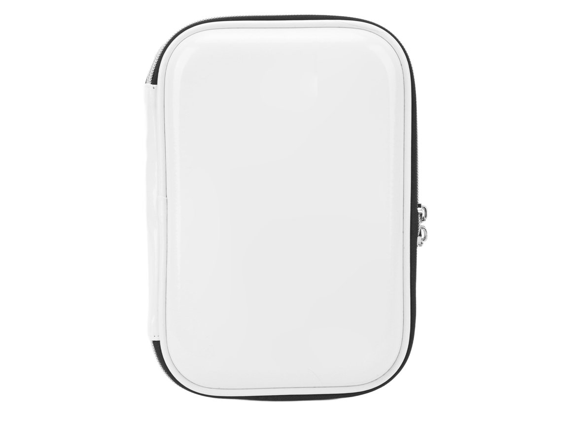 2026-caja De Almacenamiento De Dardos Blanca Bolsa Rígida De Pu Impermeable Con 2 Cremalleras Ligera Para Accesorios Deportivos