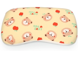 Almohada Para Bebé, Almohada De Espuma Viscoelástica Para Niños, Múltiples Patrones De Osos De Dibujos Animados, Amarillo