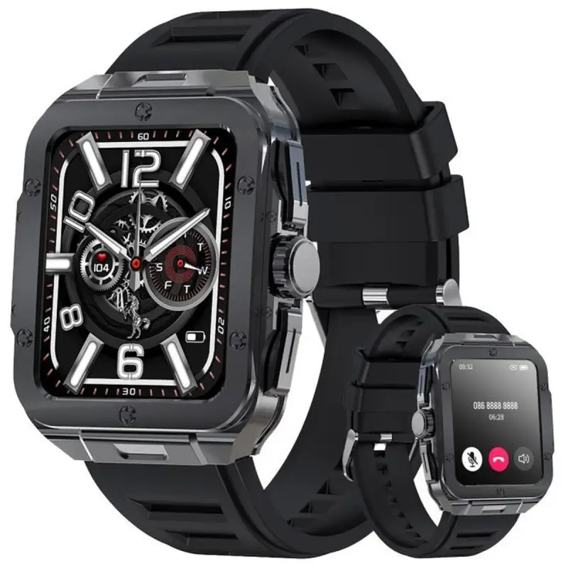 Reloj inteligente 1,85 pulgadas resistente al agua IP67 CHRONUS I92 (negro)