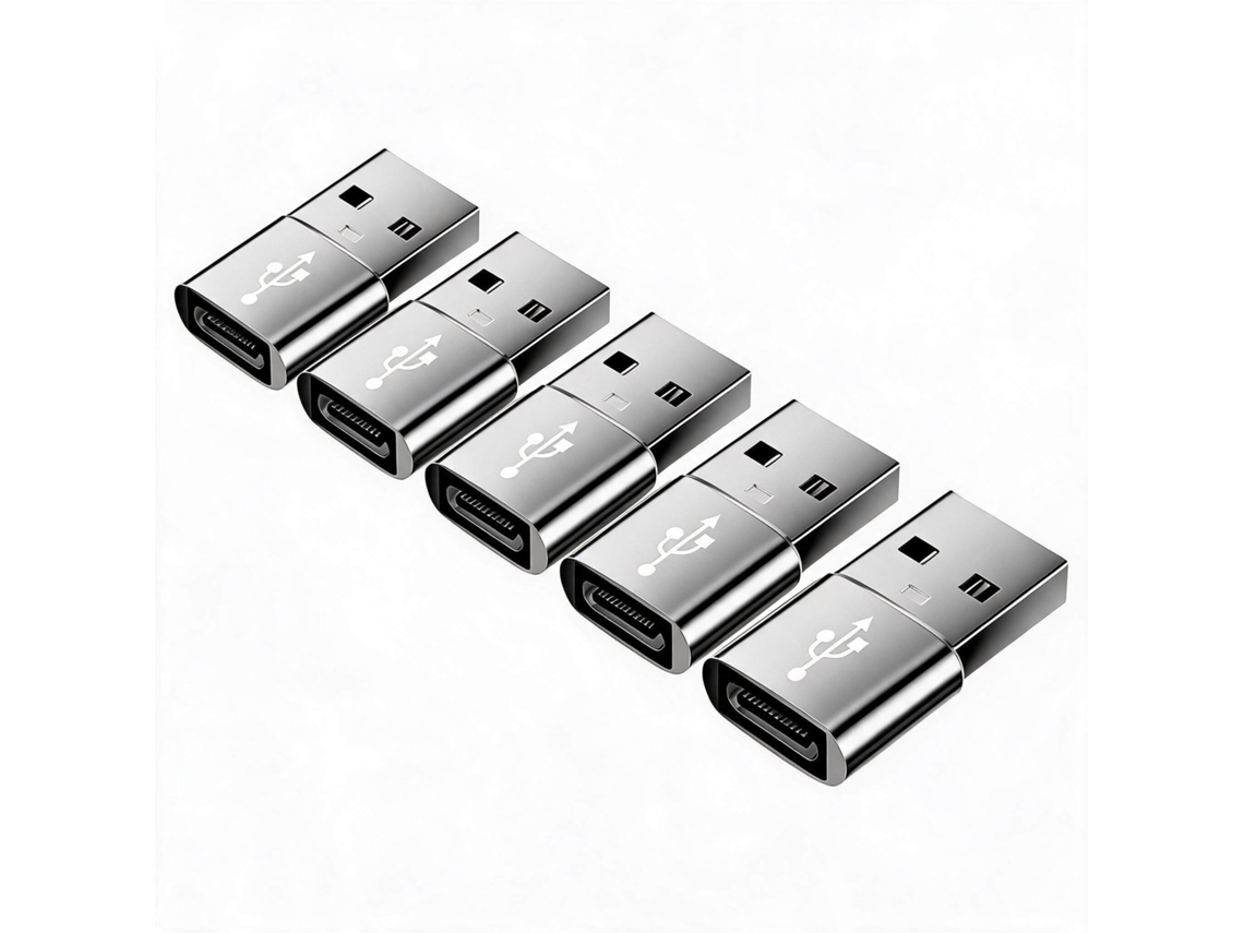 Adaptador Usb-c - Digitallab Gris (5 Unidades)